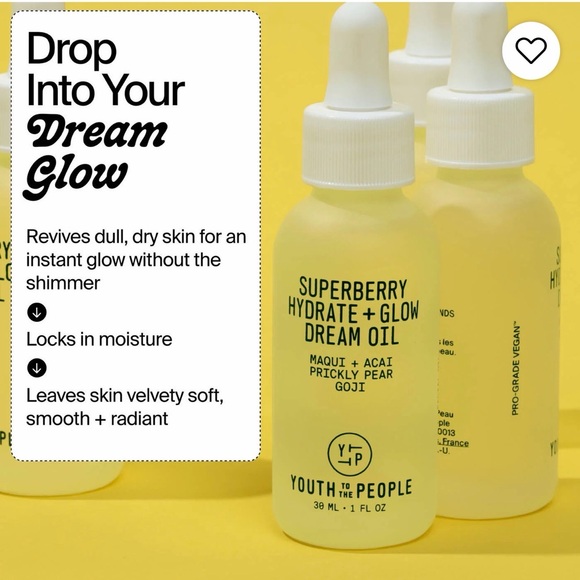 Superberry Hydrate + Glow Dream Oil — 30ml/1fl oz - Picture 5 of 5